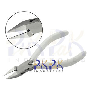 Flush Cutter 160mm Smooth Jaws With Spring & PVC Handles Joint Box Jewelry Making Heavy Duty Wire Flush Cutting Pliers - Product Image 1