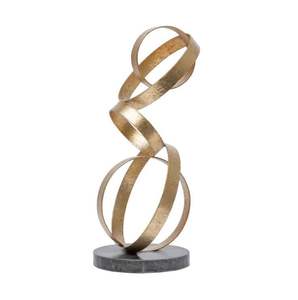 Sculpture en métal élégante pour table, adaptée aux bureaux modernes, aux zones de réception et aux présentoirs de bureaux de direction - Product Image 6