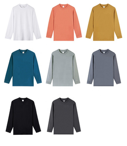 T-shirt à manches longues 100% coton vierge 260gsm de haute qualité avec logo personnalisé OEM - Product Image 6