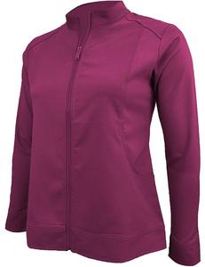 Vestes de gommage d'infirmière d'hôpital de logo personnalisé de vente chaude pleine fermeture éclair polaire extensible douce couleur unie pour les médecins et les uniformes du personnel - Product Image 6