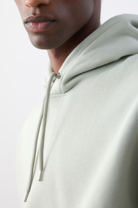 เสื้อฮู้ดดี้ผู้ชายแบบปรับแต่งได้ พร้อมเชือกผูกและกระเป๋าหน้า เหมาะสำหรับสวมใส่สบายๆ ในชีวิตประจำวัน ให้ลุคผ่อนคลายและอบอุ่น - Product Image 4