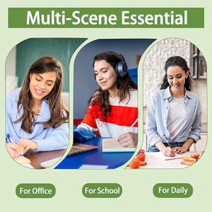 Carnet à spirales universel <span class=keywords><strong>pour</strong></span> hommes et femmes, adapté aux carnets de travail, carnets d'écriture, journaux intimes, pages épaisses - Carnets à spirales vert foncé - Product Image 6