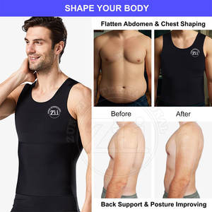 Venta Directa de Fábrica, Chaleco de Compresión de la Mejor Calidad, Chaleco de Compresión Transpirable de Alta Calidad para Hombre - Product Image 3