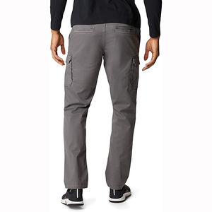 Pantalon cargo décontracté pour homme, fabriqué en coton confortable et résistant, design multi-poches, imperméable et respirant pour le travail et les voyages - Product Image 2