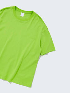 เสื้อยืดคอตตอนลำลองผู้ชาย พิมพ์โลโก้ได้  สีพื้น แขนสั้น คอกลม ทรงเข้ารูป สไตล์สตรีทแวร์ สำหรับขายส่ง - Product Image 5