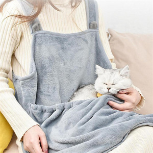 Pieghevole morbido Pet grembiule imbracatura mani libere <span class=keywords><strong>marsupio</strong></span> <span class=keywords><strong>gatto</strong></span> <span class=keywords><strong>marsupio</strong></span> in accogliente stile sacco a pelo chiusura cintura per piccoli gatti e gattini - Product Image 2
