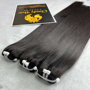 ผมแท้ 100% ไม่ผ่านการแปรรูป Genius Weft ต่อผมตรงแบบ Bone Straight เรียงเกล็ดผมอย่างเป็นระเบียบ ผมแท้ Super Double Drawn - Product Image 3