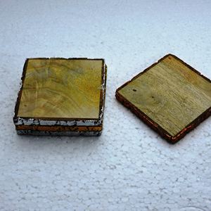 Posavasos de piedra de partículas brillantes amarillentas Mat Pad Producto hecho a mano de alta calidad - Product Image 6