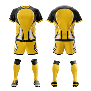 Uniformes de Rugby de Nuevo Diseño y Alta Calidad, Secado Rápido, Transpirables, 100% Poliéster, Personalizados, Venta al Por Mayor - Product Image 4