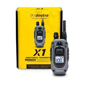 Collier électronique GPS Dogtra X Series avec transmetteur, portée de 1/2 mile, capacité de 10 lb, lumière LED, qualité supérieure, garantie de 2 ans - Product Image 1