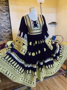 เดรสคาชิอัฟกานวินเทจสำหรับผู้หญิงชุดเดรสลำลองปักลายวัฒนธรรมผ้าแคชชวล2024งานปักแบบดั้งเดิม - Product Image 6