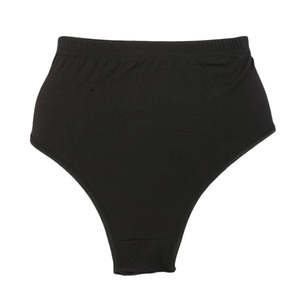 Culotte unie pour femme - Noir - Product Image 1