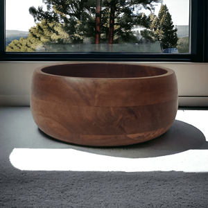 ขายร้อน OEM/ODM สร้างสรรค์การออกแบบใหม่ Hand-crafted คุณภาพสูงตกแต่งบ้านงานแต่งงานที่ว่างเปล่าเชิงเทียนไม้ชามจอแสดงผลบนโต๊ะ - Product Image 4