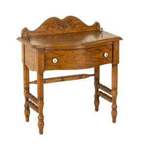 Table de chevet en bois de teck faite à la main exquise | Table de chevet sculptée victorienne avec tiroir simple | Meubles indonésiens de qualité supérieure pour B - Product Image 2