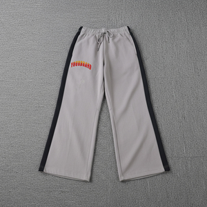 Pantalones Deportivos de Moda para Hombre, Estilo Casual, Paneles Laterales Ligeros, Bloques de Color, Logotipo Personalizado Impreso, Pierna Ancha, Novedad de 2025 - Product Image 4