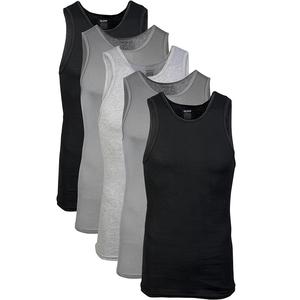 Nouveau design Gym Wear pour hommes 100% coton Spandex Polyester anti-rétrécissement anti-boulochage débardeur du Bangladesh - Product Image 1