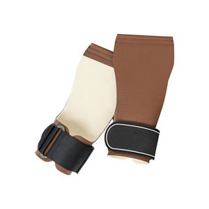 Poignées de gymnastique sans doigts en PU avec logo personnalisé, antidérapantes, pour CrossFit, soutien du poignet, protection des paumes pour la musculation - Product Image 2
