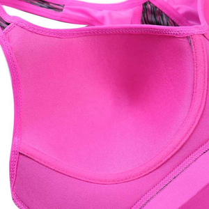 Top Factory Direct One Shoulder Crop Sports Bra para mujeres Nude Fitness Workout OEM Plus Size disponible - Product Image 5