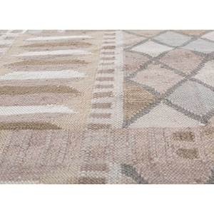 ADWL-13266 Ivory Flat Weave Wool Rugs Geometric Handmade Rectangle Rugs for Home Living Room Bedroom for Teens-for <b>Hallways</b> - Product Image 3