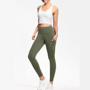 Leggings pour femmes à taille élastique fabriqués par des professionnels, leggings de yoga de haute qualité, dernier design, leggings personnalisés pour femmes - Product Image 6