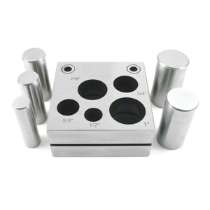 Ensemble de 5 outils de découpe de pierres précieuses en forme de disque rond en acier inoxydable pour la fabrication de bijoux DIY - Product Image 3