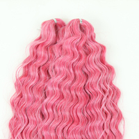 Extensions de cheveux synthétiques souples à ondulations profondes et bouclées, pour tressage au crochet, style Ariel Anna Russia, marque Sleek