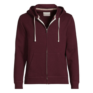 Full Zip Hoodie for Men 100% Cotton Winter Sweatshirt with Hooded Long Sleeve Breathable Quick Dry Custom Zipper Hoodie - Product Image 6