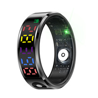 Produsen Cincin Pintar Perhiasan IP68 Layar LED Cincin Pintar Kustom Religius Kesehatan Cincin Pintar