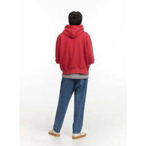 Sweats à capuche personnalisés sweat à capuche hip hop demi-manches sweats à capuche avec impression de mode pour hommes pullover sweats à capuche avec logo OEM - Product Image 2