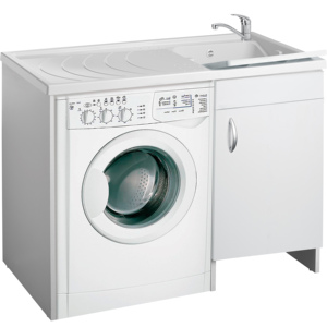 Prefab Bathroom Unit "ECO" Series Indoor Laundry Unit 109x60x89 cm - Product Image 1