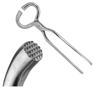 Pince professionnelle de testeur de sabot de cheval en acier inoxydable de qualité supérieure outil de maréchal-ferrant réutilisable pour la conception durable des soins vétérinaires - Product Image 1