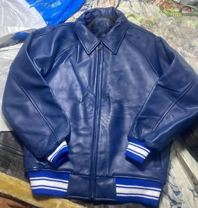 Chaquetas universitarias de lona a la moda para hombre al por mayor con logotipo de diseñador personalizado chaqueta de béisbol informal Letterman abrigo tela de algodón - Product Image 1