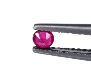 Lalas ทับทิมพม่าแบบอุ่น3มม. สีตัดสดใสสีแดงชมพูเข้มอัญมณีหลวมคุณภาพดีสำหรับทำสร้อยข้อมือ - Product Image 4