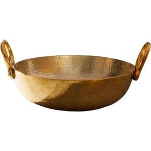 Kadai traditionnel en laiton pour les amateurs de cuisine de luxe disponible à partir de la collection de créateurs - Product Image 2