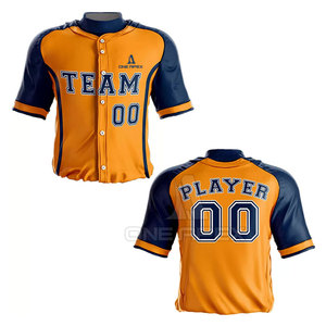 Nueva llegada Ropa deportiva 100% Tela de poliéster Uniforme de béisbol Mejor precio Uniforme de béisbol - Product Image 6