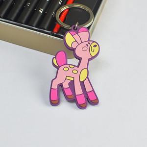 Unique 2025 PVC Keyring Soft Rubber Build para marcas de moda Tiendas de regalos y uso al por mayor - Product Image 4