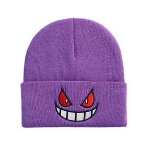 Bonnets tricotés d'hiver en gros, bonnets chauds brodés au design unique - Product Image 1