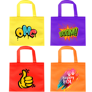 Sac fourre-tout en jute avec logo personnalisé |   Sac de courses réutilisable en toile de couleur unie |   Sac à main promotionnel écologique pour supermarché - Product Image 4