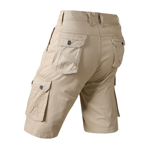 Haute qualité hommes courts hommes Cargo toile été homme Shorts coupe ample décontracté Camouflage Cargo court - Product Image 4