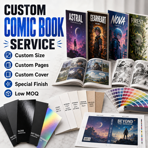 Impression personnalisée de bandes dessinées, livres reliés, livres brochés, romans graphiques, mangas, impression OEM ODM, usine - Product Image 4