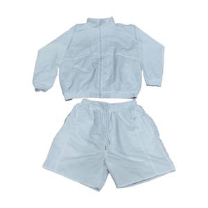 Conjunto de 2 Piezas de Verano para Hombre 2025, Estilo Vintage, Chaqueta Cortavientos de Algodón, Transpirable, Corte Holgado, Ropa Casual - Product Image 1