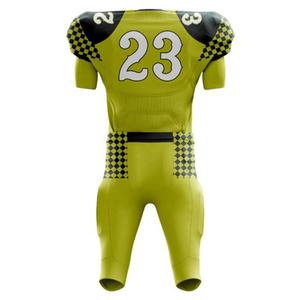 Recién llegado, camisetas de fútbol americano hechas a medida con nombre y numeración de jugador de sarga de aparejos, uniforme de fútbol americano - Product Image 3