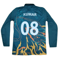 Uniforme de cricket imprimé de qualité supérieure Sibrin pour hommes, vêtements d'équipe, design de logo personnalisé, tissu polyester de haute qualité, anti-UV
