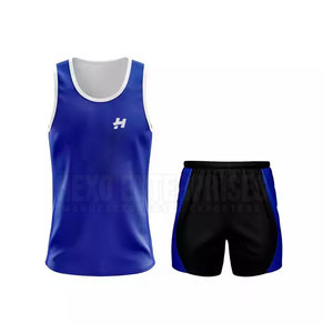 Contraste de couleur meilleure vente uniforme d'athlétisme fabrication professionnelle uniforme d'athlétisme - Product Image 1