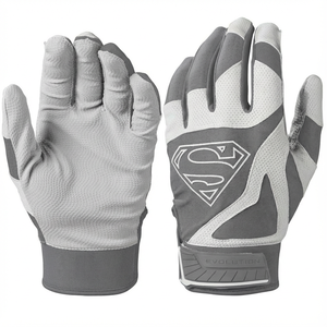 Prix de gros Gants de baseball personnalisés de qualité supérieure Paume synthétique durable Dos hydrophobe Gants de frappe au softball maximum confort pour la main - Product Image 1