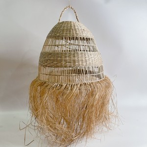 Pantalla de algas marinas ecológica al por mayor lámpara de araña colgante grande lámpara artesanal artesanos vietnamitas patrón de Bambú - Product Image 1