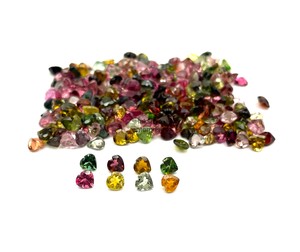 4mm de qualité supérieure en tourmaline sculptée en cœur pierres précieuses à facettes pour la fabrication de bijoux pierre multi-tourmaline naturelle calibrée - Product Image 6