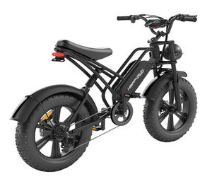 Bicicleta Eléctrica HAPPYRUN HR-G50 con Neumáticos Gruesos de 20x4.0 Pulgadas, Batería de 48V 18Ah, Motor de 750W, Velocidad Máxima de 45 km/h, Bicicleta Eléctrica Retro - Product Image 3