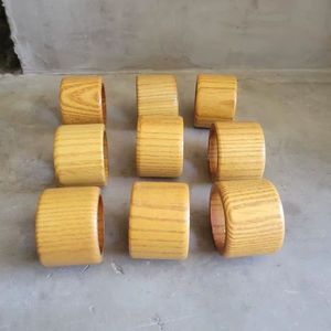 Wooden Napkin Ring High Quality Top Selling Handmade Eco Friendly Dining <b>Table</b> Decor for Home Kitchen Use - Product Image 1