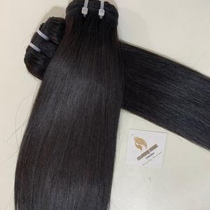 Haute qualité Super Double dessiné trame os Texture droite couleur noire naturelle 100% Extensions de cheveux humains vietnamiens - Product Image 2